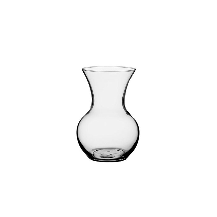 7'' CLEAR SWEETHEART VASE (#4018/PK 12) EA