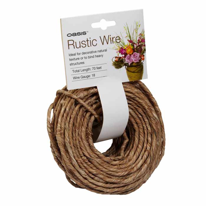 (40-02657) RUSTIC WIRE NATURAL EACH