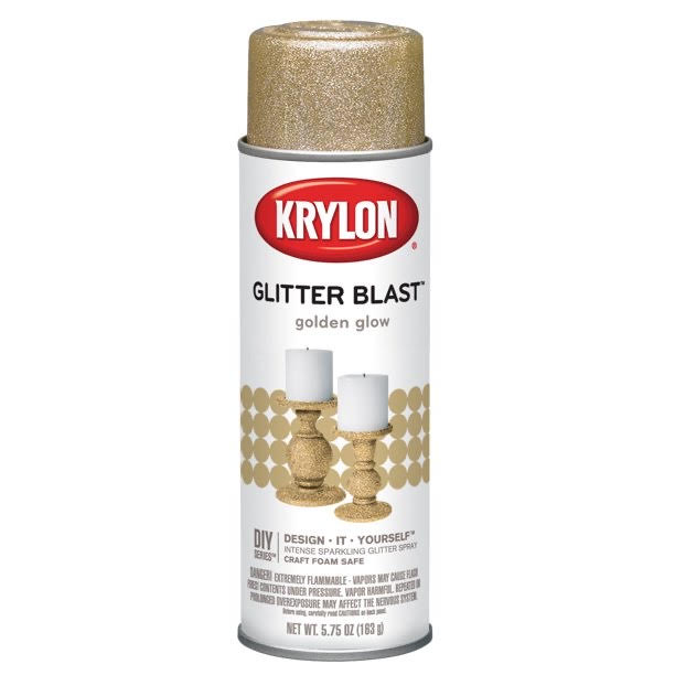 KRYLON GLITTER BLAST PAINT GOLDEN GLOW EACH