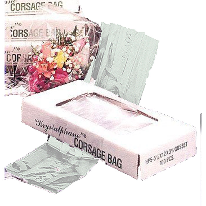 CORSAGE BAGS MEDIUM 5.5 X 3.25 X 11 100 BOX