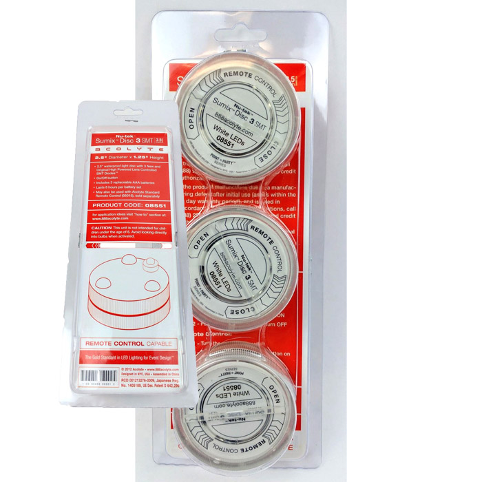 SUMIX 3 BRIGHT LIGHTS 3 PACK PACK